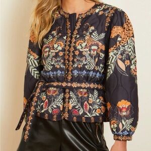 Elegant Floral Women's Jacket